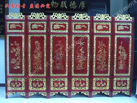 蘇繡屏風的漢代仿古屏風